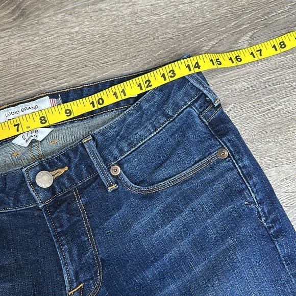 Lucky Brand Women’s Lolita Mid-Rise Skinny Jeans Blue Sz 2/26 Regular - Picture 7 of 11